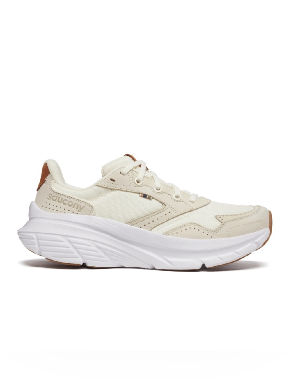 New Saucony Women's Guide Metro Lifestyle walking PWRRUN Shoes - Vanilla Sz 9